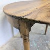Table Demi-Lune en Noyer | L'Atelier Imparfait