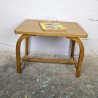 Ancienne table bureau d'enfant en bois courbé | L'Atelier Imparfait
