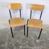 Duo de Chaises Écolier Vintage | L'Atelier Imparfait
