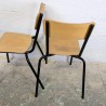 Duo de Chaises Écolier Vintage | L'Atelier Imparfait