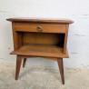 Table de Chevet Vintage aux Pieds Compas | L'Atelier Imparfait