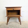 Table de Chevet Vintage aux Pieds Compas | L'Atelier Imparfait