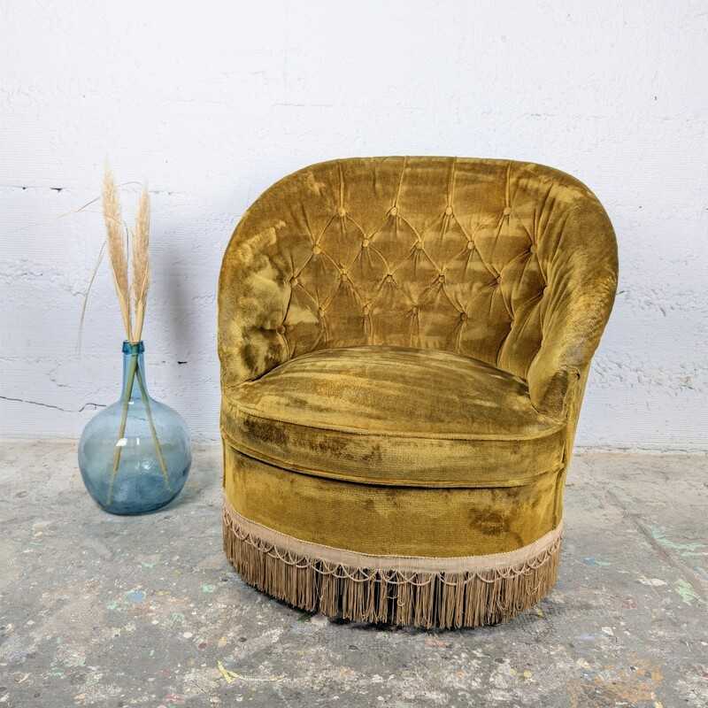 Fauteuil Crapaud Capitonné | L'Atelier Imparfait