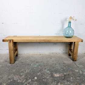 Banc Brutaliste en Bois Massif