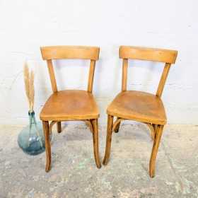 Paire de chaises Bistrot...