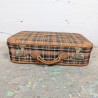 Valise Vintage Années 60 – Motif Tartan Écossais | L'Atelier Imparfait