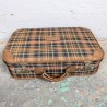 Valise Vintage Années 60 – Motif Tartan Écossais | L'Atelier Imparfait