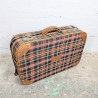 Valise Vintage Années 60 – Motif Tartan Écossais | L'Atelier Imparfait