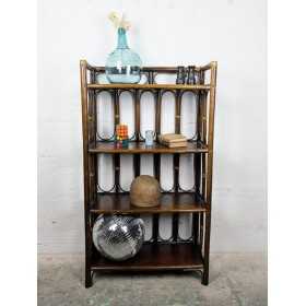 Étagère en rotin brun