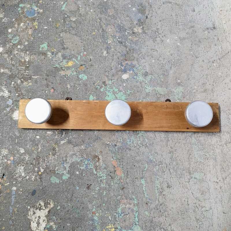 Porte-manteau Bois et Chrome | L'Atelier Imparfait