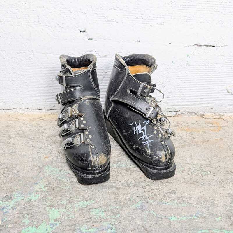 Bottes de Ski Vintage Garmont – Cuir & Métal | L'Atelier Imparfait