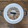 Casserole émaillée Japy avec couvercle | L'Atelier Imparfait