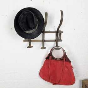 Porte-manteau mural en bois...