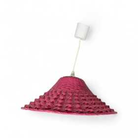 Suspension en rotin tressé