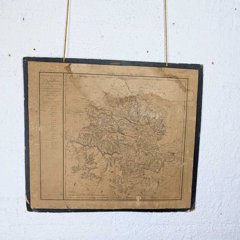 Carte de l'Arriège (1832) – Atlas National de France | L'Atelier Imparfait