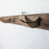 Porte-Manteau Mural Artisanal en bois brut | L'Atelier Imparfait