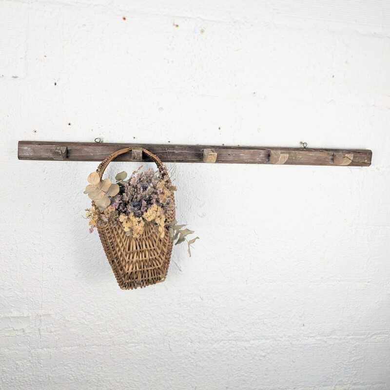 Porte-Manteau Mural Artisanal en bois brut | L'Atelier Imparfait