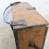 Boîte de métier ancienne en bois et cuir | L'Atelier Imparfait