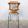 Chaise haute Métal et Bois | L'Atelier Imparfait