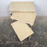 Trio de tables gigognes – Années 50 | L'Atelier Imparfait