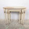 Trio de tables gigognes – Années 50 | L'Atelier Imparfait