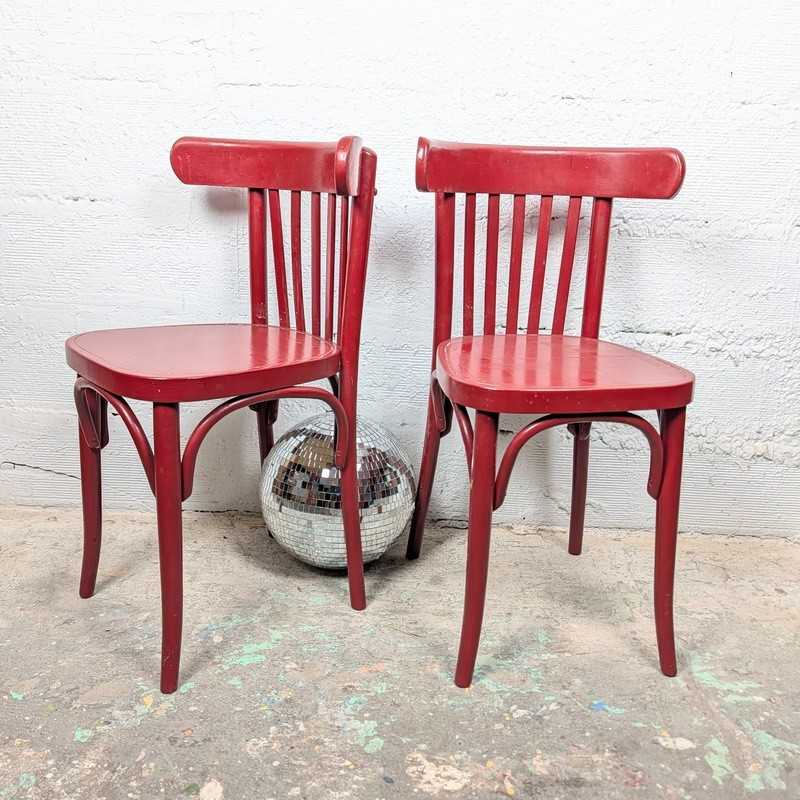 Duo de Chaises Bistrot Bois Courbé | L'Atelier Imparfait