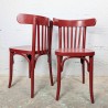 Duo de Chaises Bistrot Bois Courbé | L'Atelier Imparfait