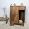 Table de Chevet Art déco Bois et Marbre | L'Atelier Imparfait