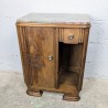 Table de Chevet Art déco Bois et Marbre | L'Atelier Imparfait