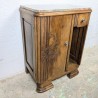 Table de Chevet Art déco Bois et Marbre | L'Atelier Imparfait