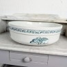 Bassine de toilette Faïencerie de Castres - Décor "Mûres" | L'Atelier Imparfait