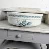Bassine de toilette Faïencerie de Castres - Décor "Mûres" | L'Atelier Imparfait