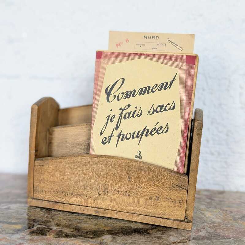 Petit Trieur de Courrier Vintage en Bois | L'Atelier Imparfait