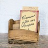 Petit Trieur de Courrier Vintage en Bois | L'Atelier Imparfait