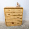 Commode en Rotin Clair et Cannage | L'Atelier Imparfait