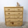 Commode en Rotin Clair et Cannage | L'Atelier Imparfait