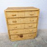 Commode en Rotin Clair et Cannage | L'Atelier Imparfait