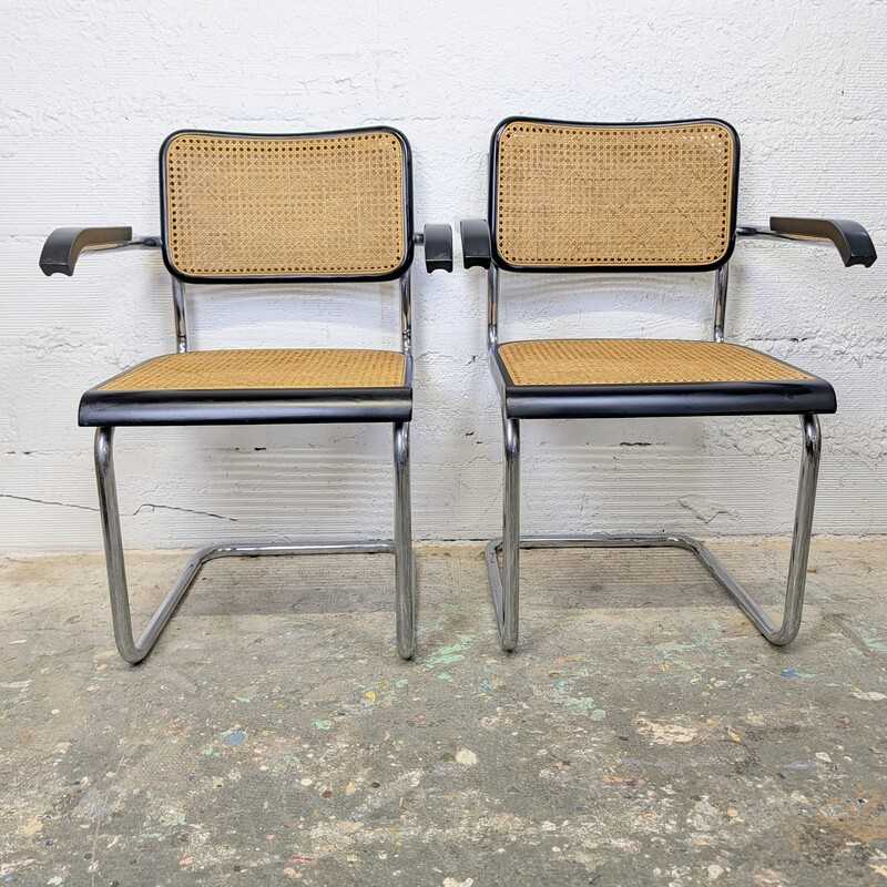 Paire de Fauteuil B64 - Design Marcel Breuer | L'Atelier Imparfait