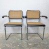 Paire de Fauteuil B64 - Design Marcel Breuer | L'Atelier Imparfait