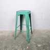 Tabouret de bar Tolix patiné | l'Atelier Imparfait