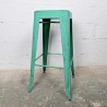 Tabouret de bar Tolix patiné | l'Atelier Imparfait