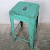 Tabouret de bar Tolix patiné | l'Atelier Imparfait