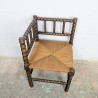Chaise d'Angle en Bois Tourné | L'Atelier Imparfait
