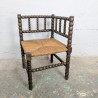 Chaise d'Angle en Bois Tourné | L'Atelier Imparfait