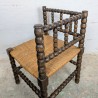 Chaise d'Angle en Bois Tourné | L'Atelier Imparfait