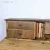 Caisson de Bureau Ancien Bois Patiné | l'Atelier Imparfait