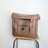 Sacoche Facteur PTT vintage cuir marron – Postes | l'Atelier Imparfait
