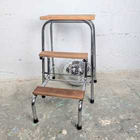 Escabeau marche pied vintage