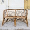 Banquette en rotin tressé vintage | l'Atelier Imparfait