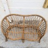 Banquette en rotin tressé vintage | l'Atelier Imparfait